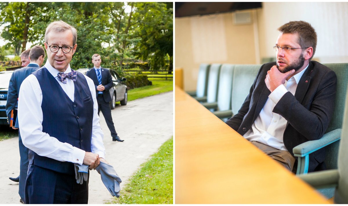 President Toomas Hendrik Ilves, SDE esimees Jevgeni Ossinovski