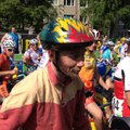 DELFI VIDEO: Pullimees Rene Mandri tuli rattarallile maskeeringu ja tandemrattaga