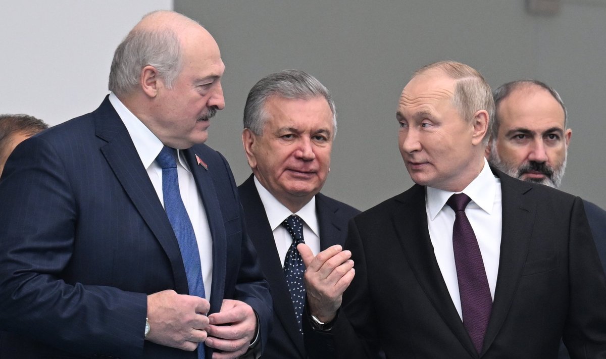 Valgevene riigipea Aljaksandr Lukašenka kohtus Venemaa juhi Vladimir Putiniga viimati kolmapäeval Jerevanis. 