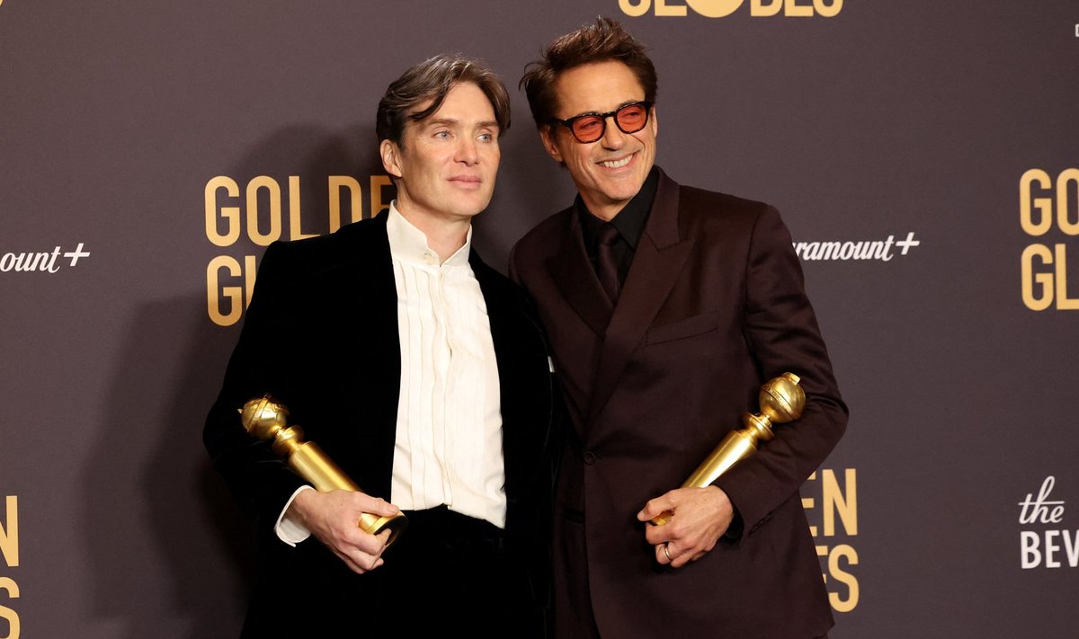 Cillian Murphy ja Robert Downey Jr said Kuldgloobused oma rollide eest filmis "Oppenheimer"
