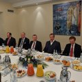 FOTOD: President Ilvese ametlik hommikusöök Riias