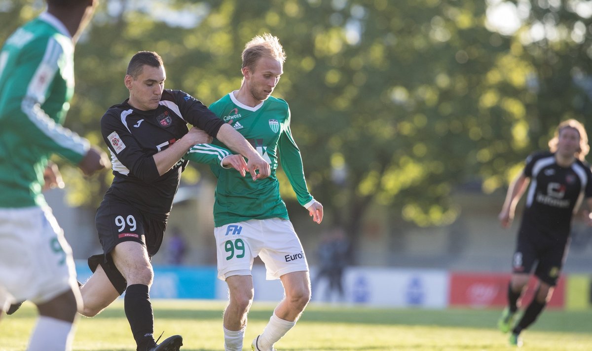 Jevgeni Kobzar mängus FCI Tallinna vastu