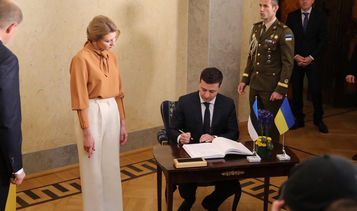Ukraina presidendi Volodõmõr Zelenskõi visiit Eestisse