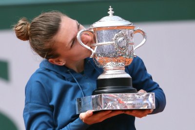 Simona Halep 2018. aasta Roland Garrosi tiitliga.
