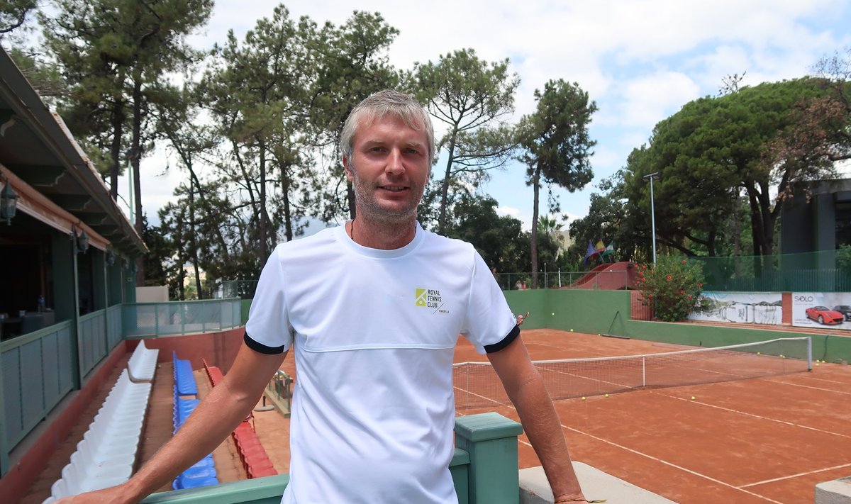 Tanel Luka töötab juba teist aastat Marbella Royal Tennis Clubi peatreenerina.