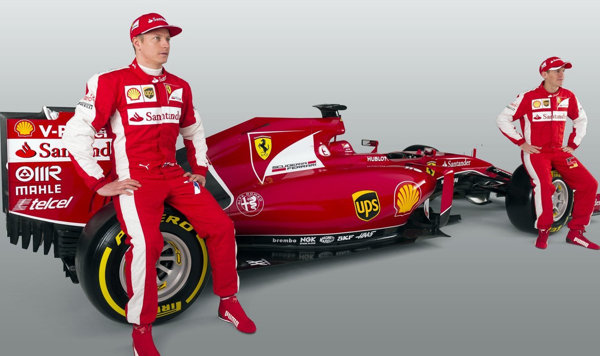 Ferrari uus masin, Räikkönen ja Vettel