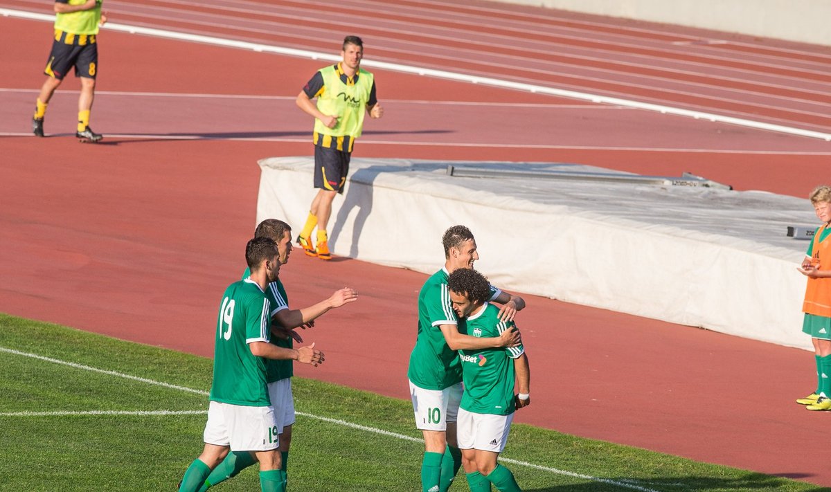 Levadia alistas San Marino meisterklubi kahe mängu kokkuvõttes 8 väravaga.