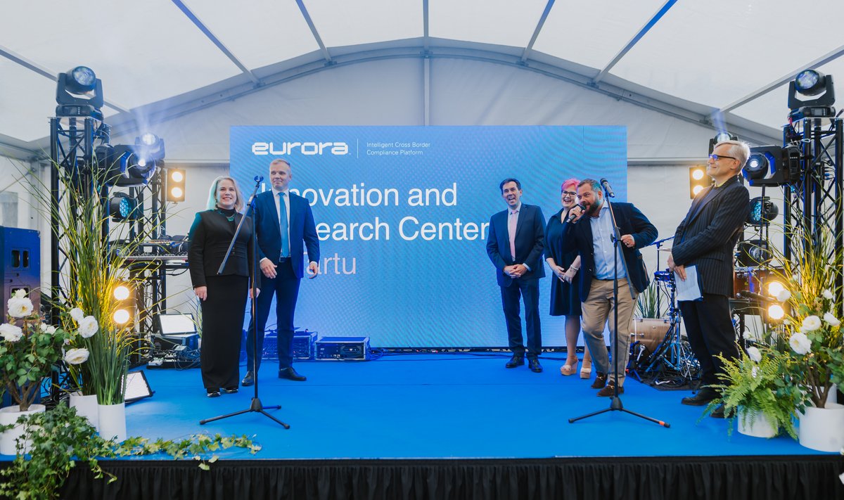 Eurora innovatsiooni- ja arenduskeskuse avamine Tartus 2022. aasta septembris.