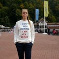 Iroonia tipptase: olümpial keelatud ainega vahele jäänud venelanna kandis vaid paar nädalat tagasi särki kirjaga "Ma ei tarvita dopingut"