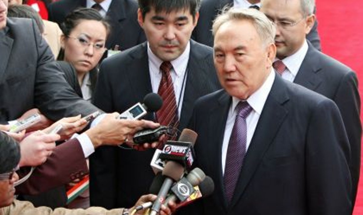 Kasahstani president Nursultan Nazarbajev