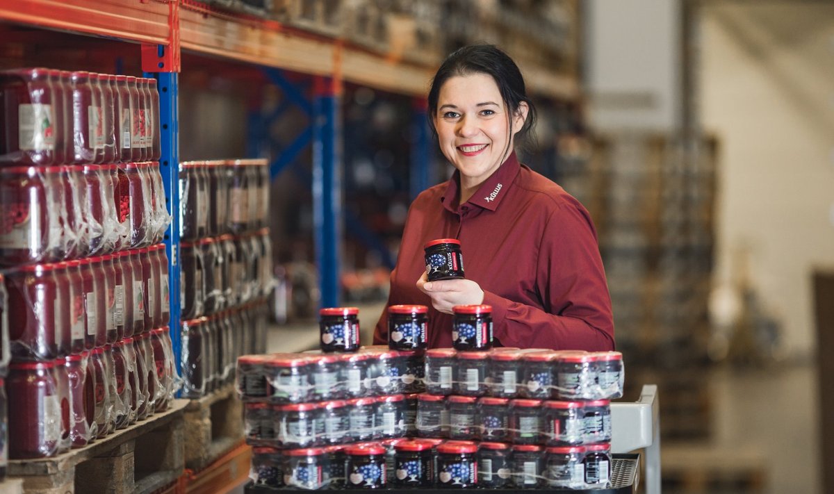 Rõngu Mahla tootearendusjuht Lissi Laiduner on üks suhkruvaba Külluse mustikamoosi väljatöötajaid.