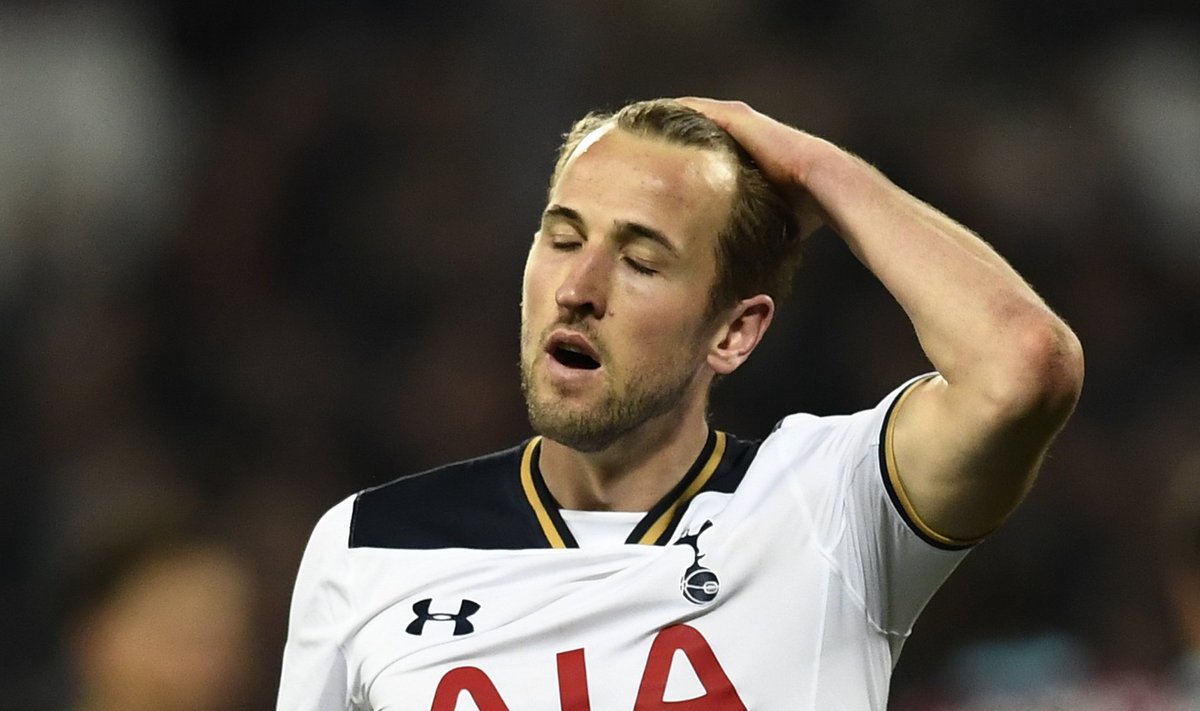 Tottenhami ründaja Harry Kane ei suutnud täna väravat lüüa.