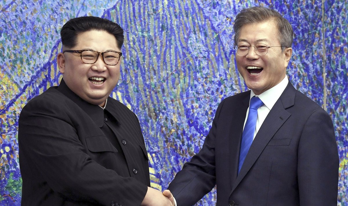 Kim Jong-un ja Moon Jae-in