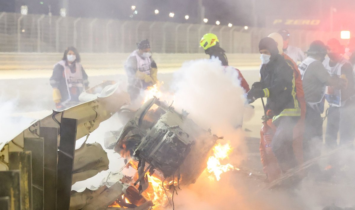 Õnnetusest pääsenud Romain Grosjean võib hakata 29. novembril tähistama oma teist sünnipäeva.