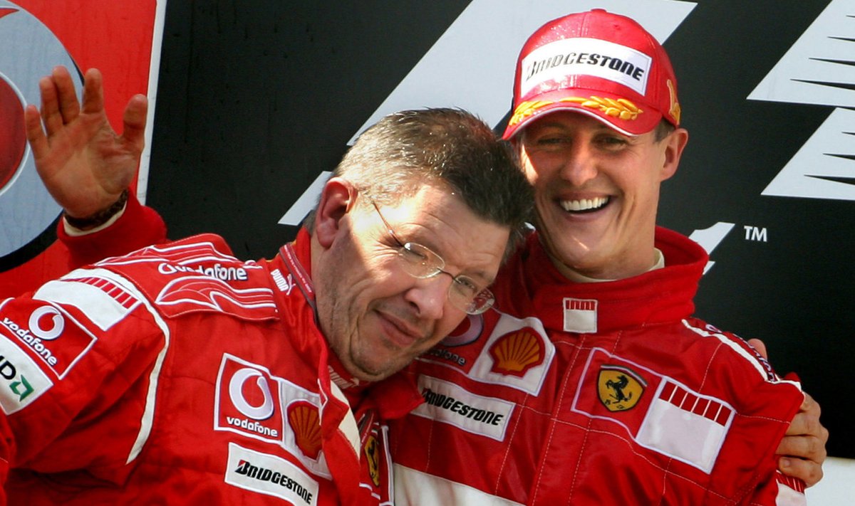 Ross Brawn ja Michael Schumacher 2006. aastal.