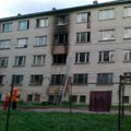 ФОТО: В Таллинне на Вильде теэ горела квартира, двоих увезли в больницу