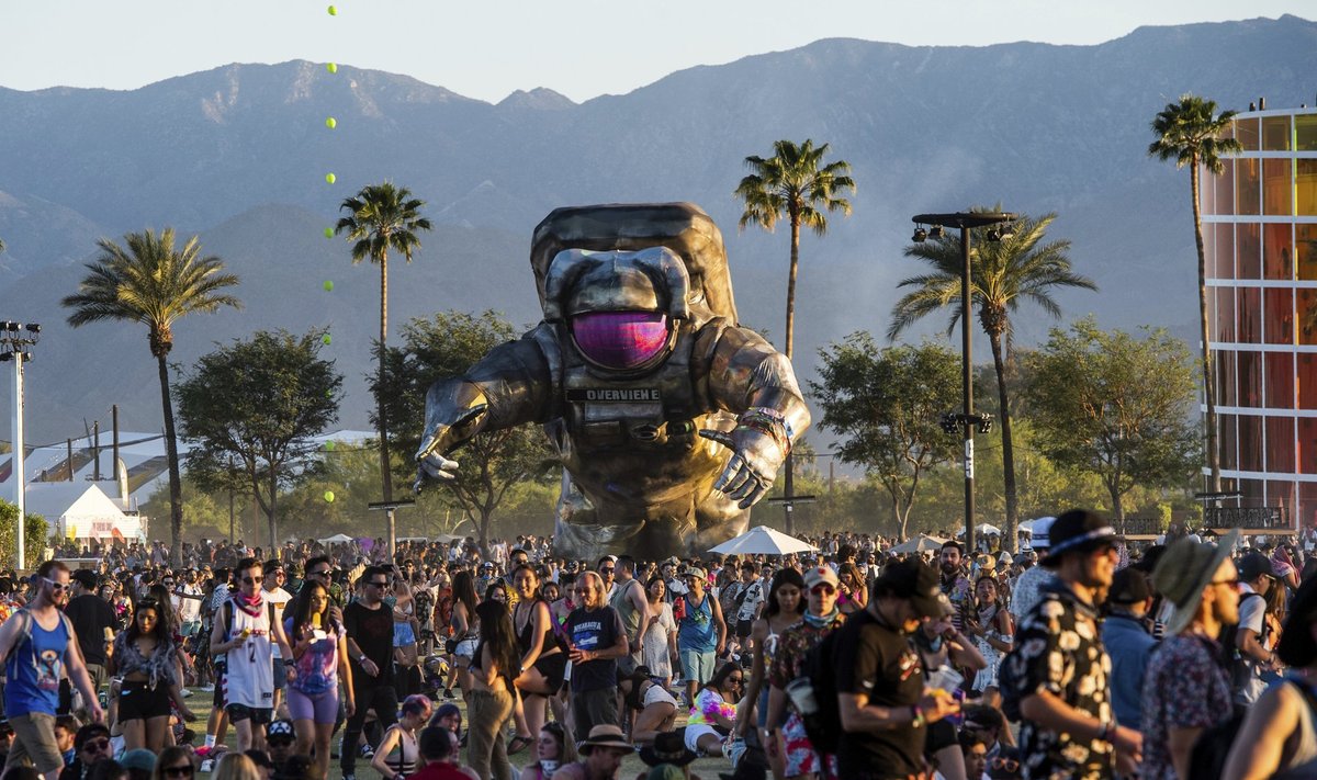 Muusikafestivalid, mis defineerivad end ühtlasi kunstifestivalidena, on peale kunstnike mokkamööda ka Instagrami põlvkonnale. Pildil selleaastane Coachella.