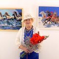 ФОТО: Пенсионерка из Кохтла-Ярве отмечает свое 80-летие уникальной персональной выставкой