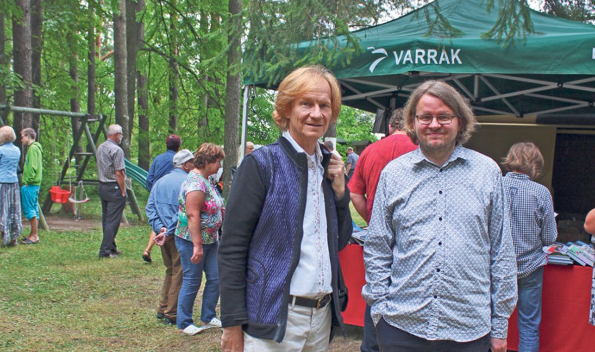 Ilmar Taska ja Jan Kaus festivalil.