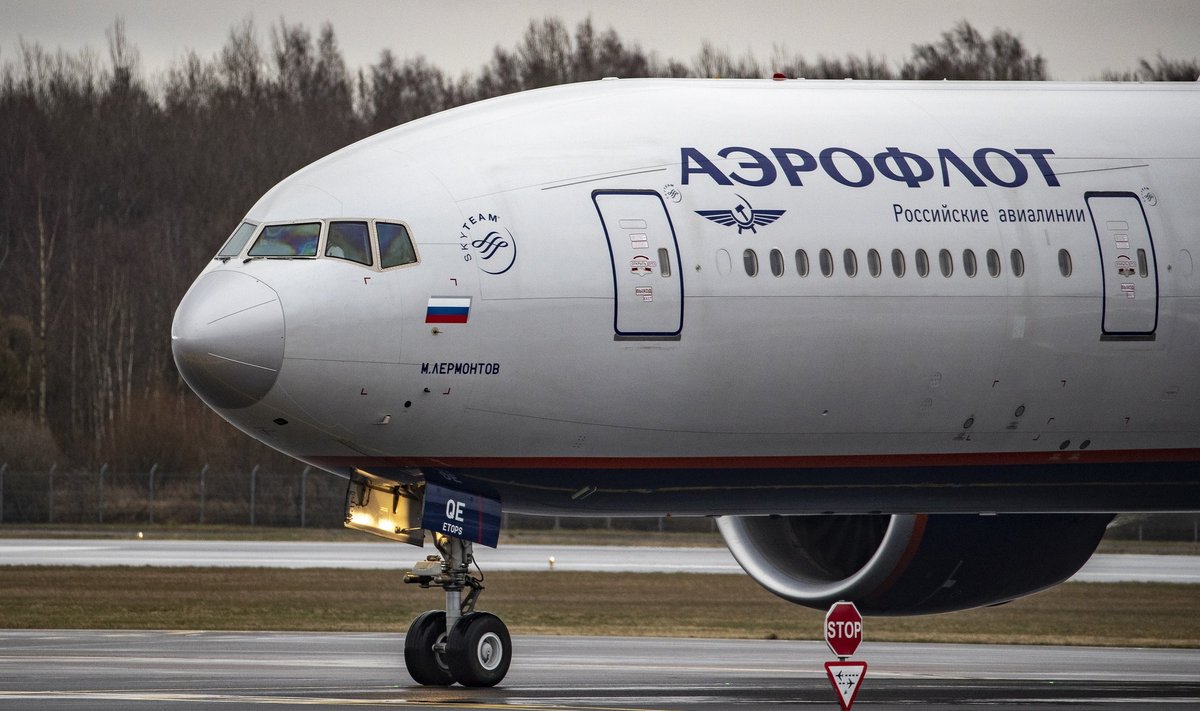 Aeroflot maandus 16.04.2020