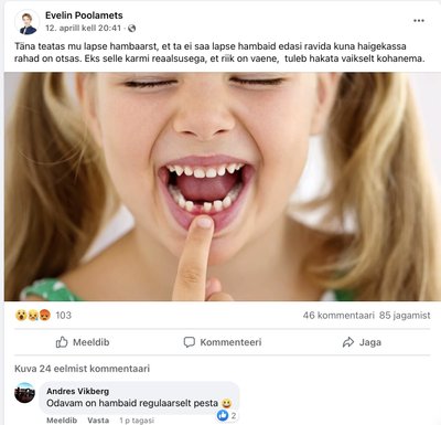 Arusaamatus hambaarstiga ei tähenda, et lapsed enam tasuta hambaravi ei saa