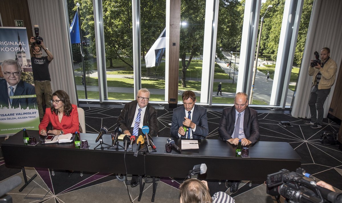 Savisaare Valimisliidu ja Tegusa Tallinna pressikonverents