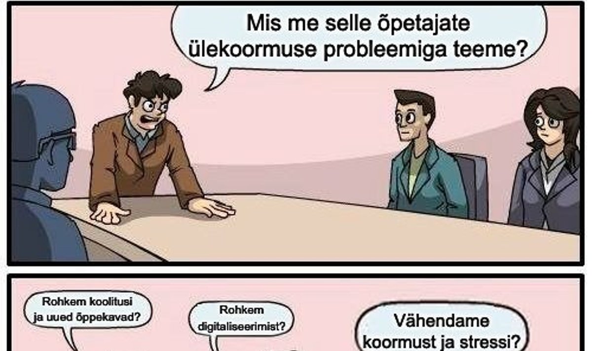 VÄHENDAKS STRESSI? Õpetajatest on puudus ennekõike seetõttu, et ootused koolile on seatud ületamatult kõrgeks.