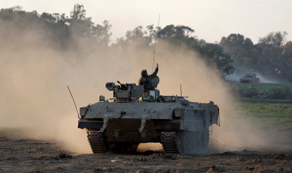 Израильские военные на границе с сектором Газа. 6 января 2024 года.