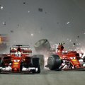 FOTOD | Ferraride katastroofiga alanud Singapuri etapil triumfeeris Hamilton