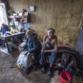 ФОТО и ВИДЕО DELFI: Асоциалов выгоняют из дома на Коплиских линиях