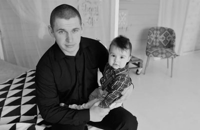 Василий Дрогомирецкий с сыном