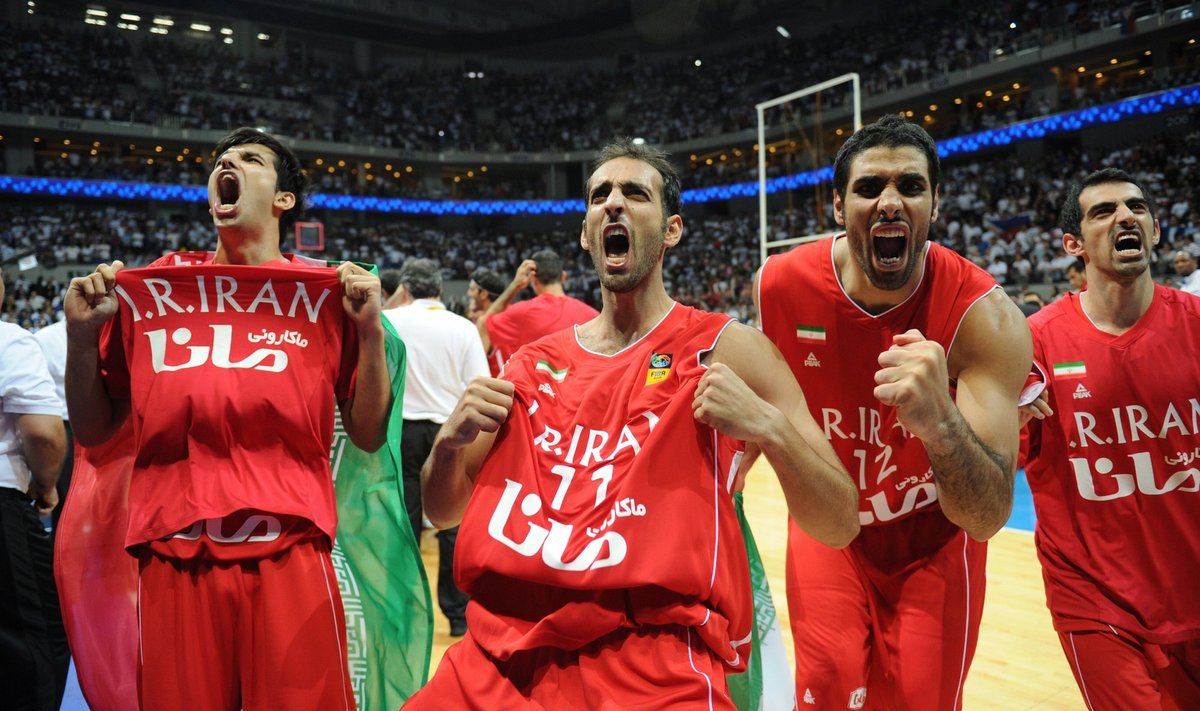 Iraani korvpallikoondise liikmete võidujoovastus