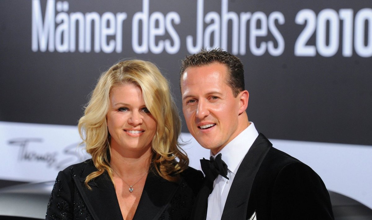 Michael ja Corinna Schumacher 2010. aastal Berliinis galaüritusel "Aasta Mehed".
