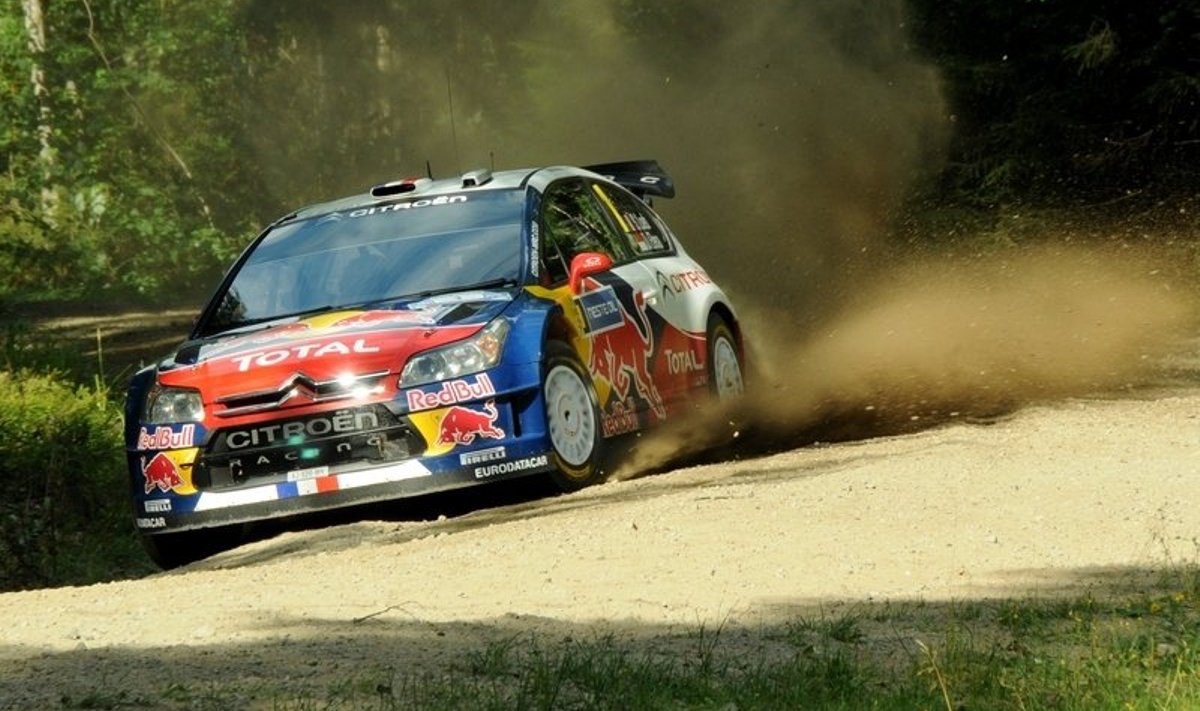 Leustu katse. Citroen C4 WRC.  31.07.2010a.