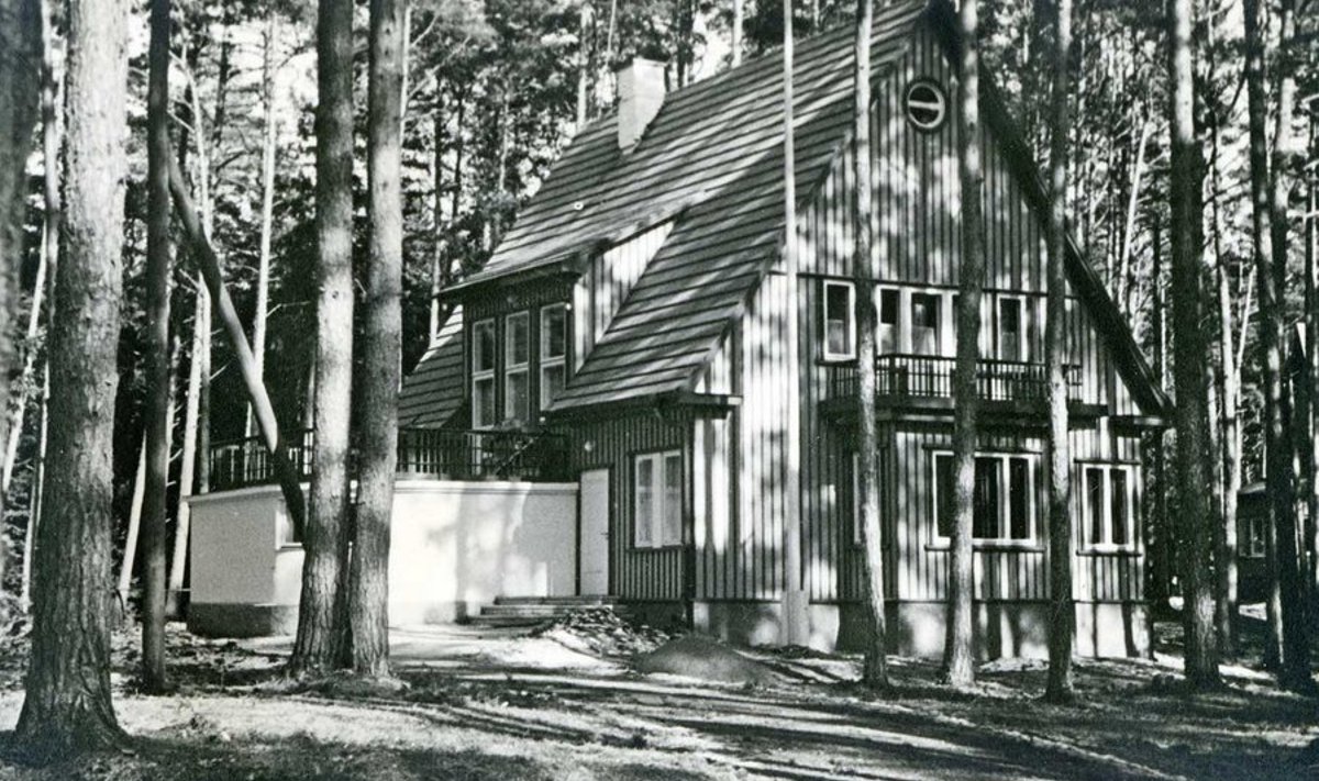Ministri suvila: Suveks 1935 said valmis neli esimest ministrite suvilat Keila-Joal, hiljem valmis veel kaks. (Arhitektuurimuuseum)