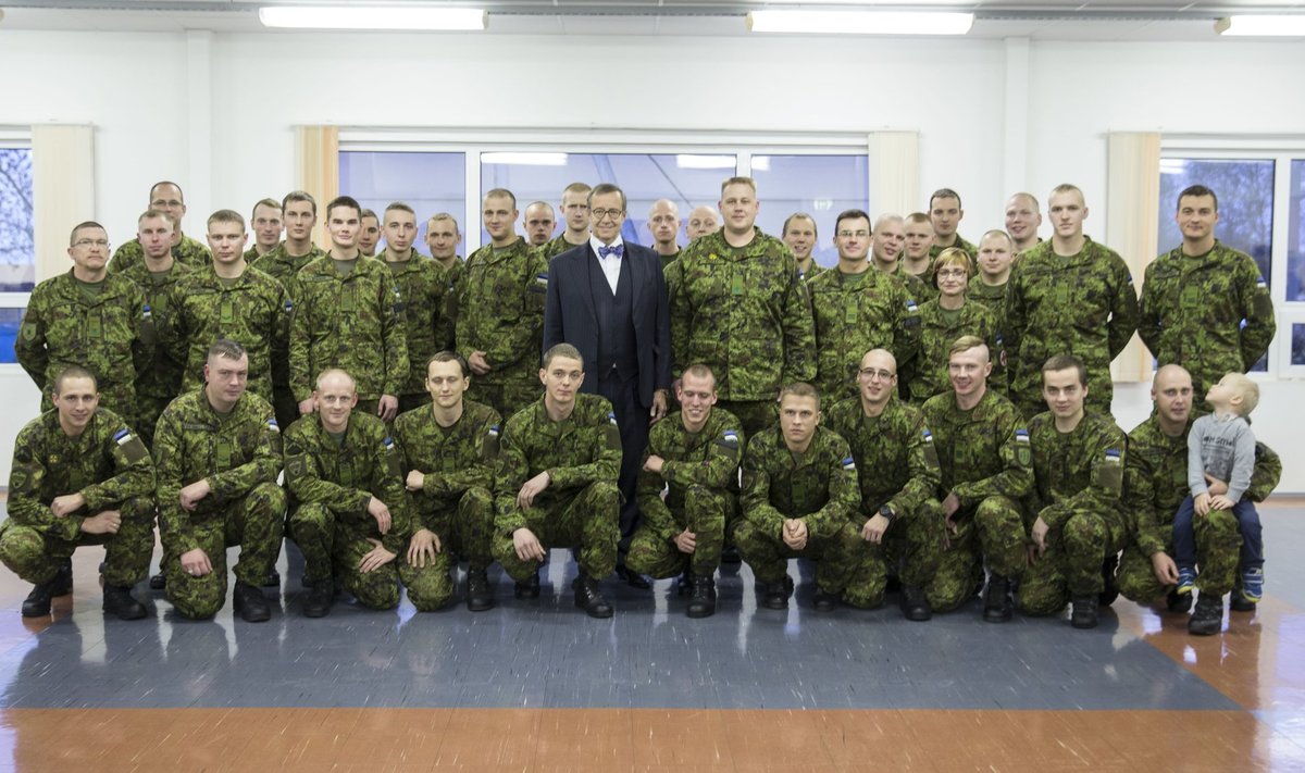 President Ilves kohtumisel kaitseväelastega