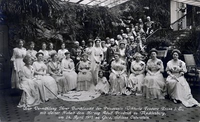 PULMAD: Kui Adolf Friedrich abiellus Viktoria Feodora Reussiga. Aasta oli 1917.