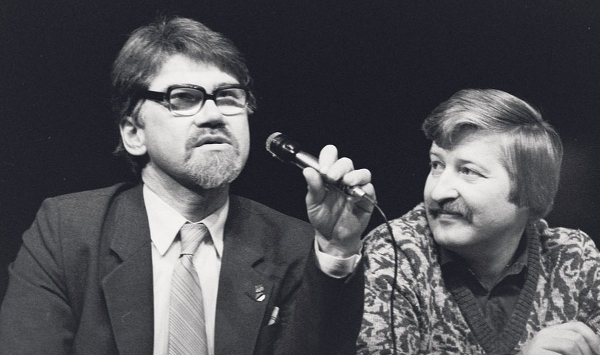 Rahvarinde organiseeritud arutelu keeleküsimuse üle  Paide kultuurikeskuses  12. jaanuaril 1989. Mati Hint ja Hardo Aasmäe suutsid arutelu õiges  suunas juhtida. 