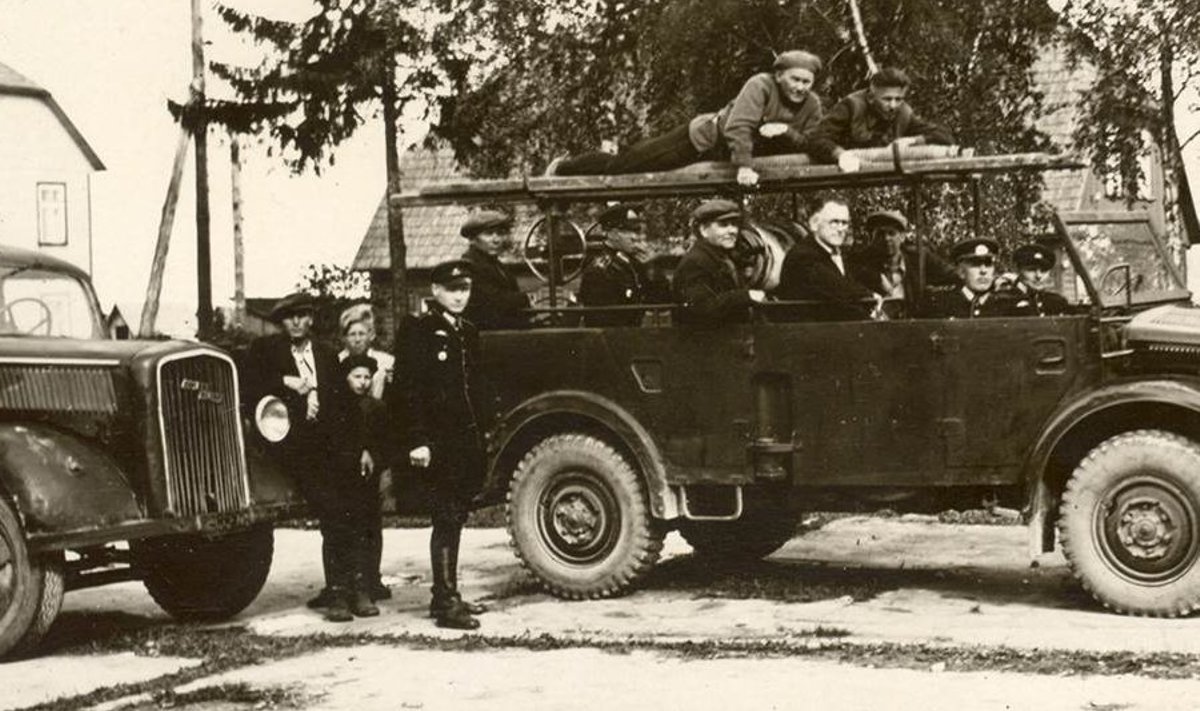 Märjamaa esimene tuletõrjeauto aastast 1938