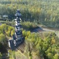Сказочная башня в лесах Аляски
