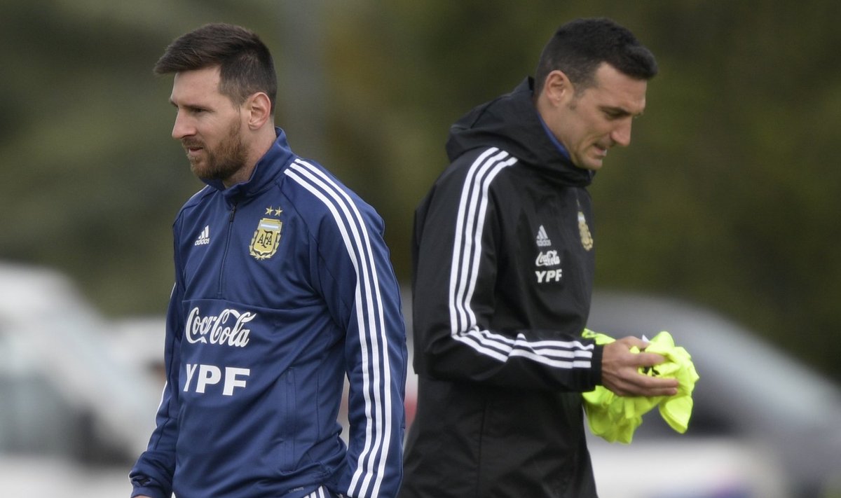 Lionel Messi ja Lionel Scaloni