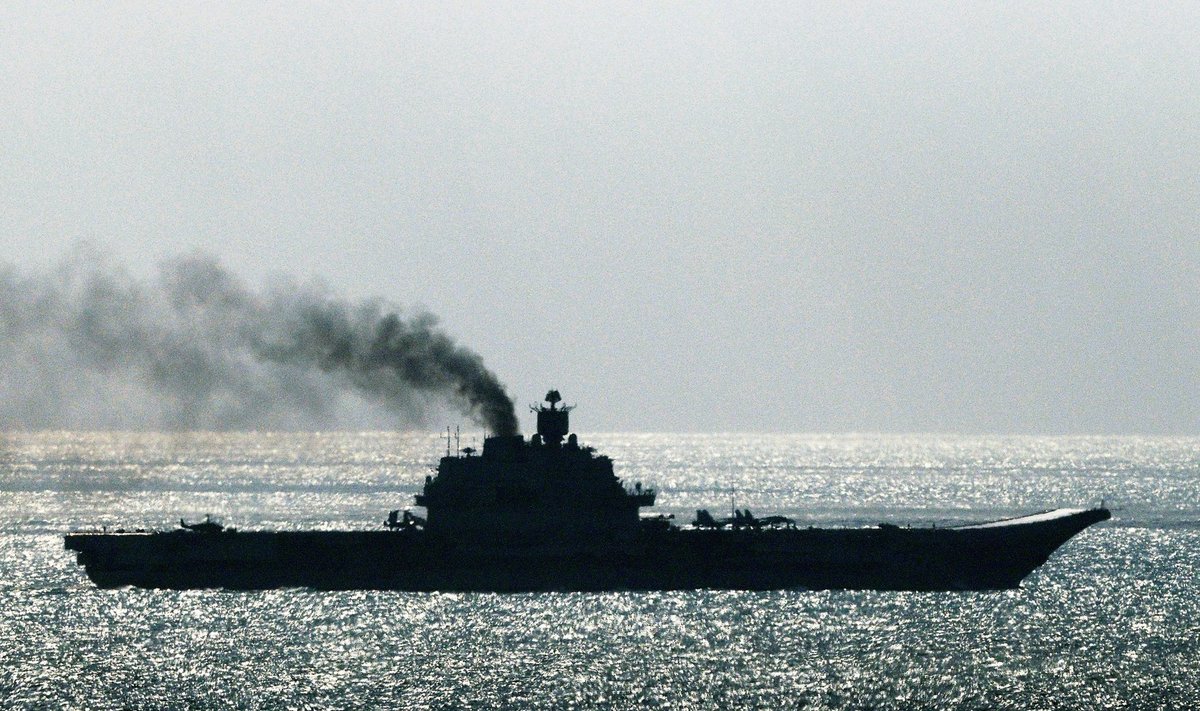 Ta sõidab siiski. Venemaa laevastiku jukerdav lipulaev Admiral Kuznetsov oli reedel Inglise kanalis teel Süüria poole.