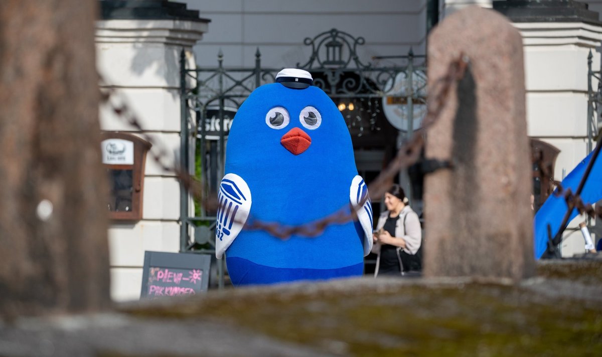 Tartu ülikoolil ja selle maskotil Tiksul tuleb pisut jahedamates oludes hakkama saada.