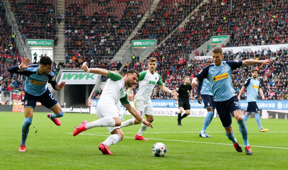 Bundesliga jalgpall Borussia vs Augsburg