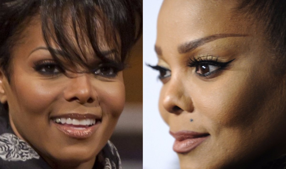 Paremal Janet Jackson aastal 2011, vasakul foto eelmisest nädalast