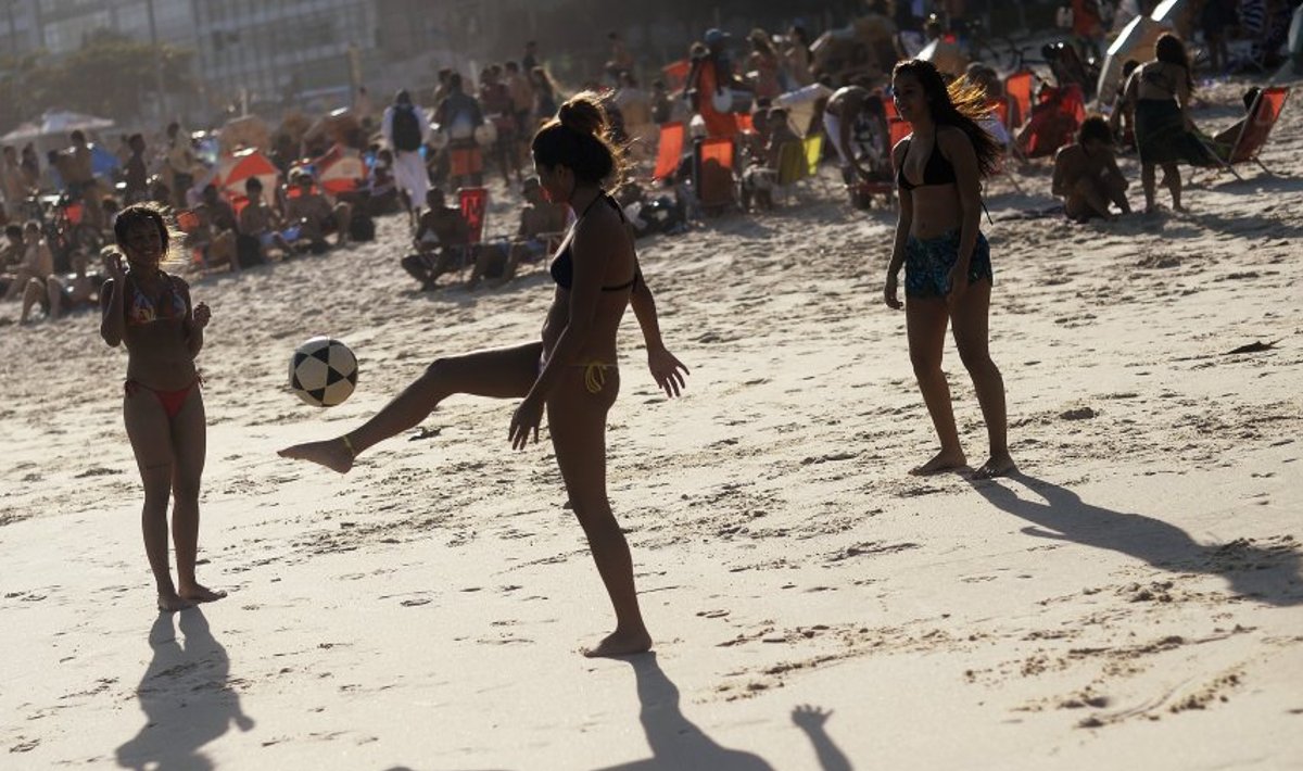 Jalgpall Ipanema rannas.