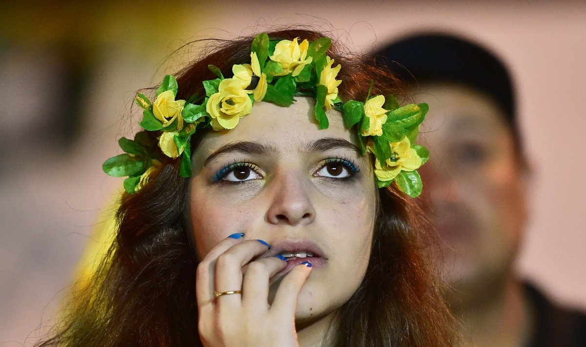 Brasiilia jalgpallifänni kurbus