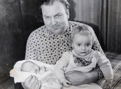 1970 - pojad Raul ja Rein koos isa Pauliga.