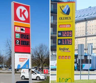Kütusehinnad Eestis.