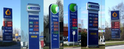 Kütusehinnad Lätis.